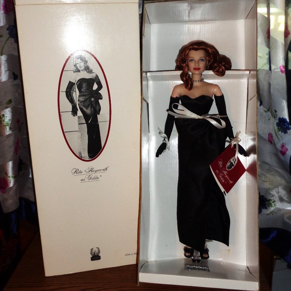 SOLD!!!  SOLD!!!XRARE-VINTAGE BEAUTIFUL RITA HAYWORTH 14.5" VINYL DOLL-801/9900-
